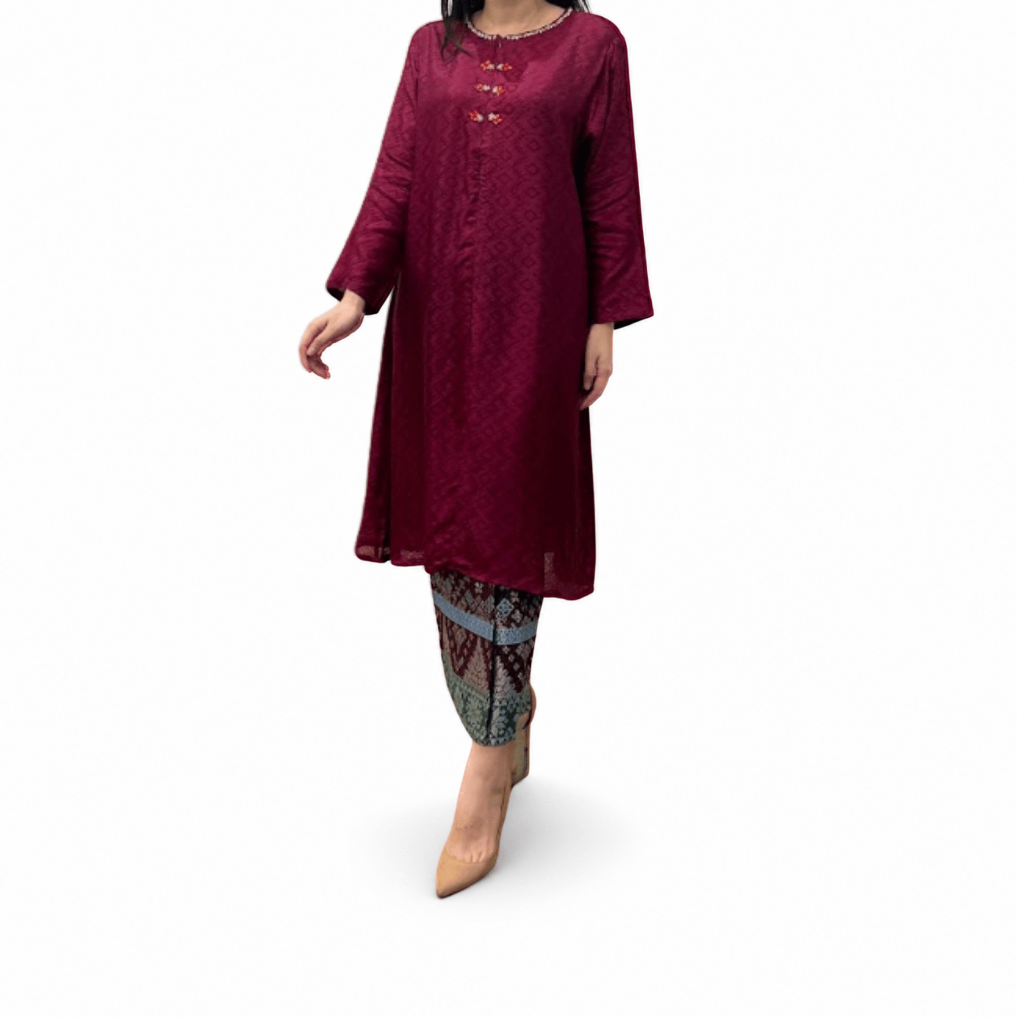 Tunik Shahalam Beading [HANYA TUNIK]