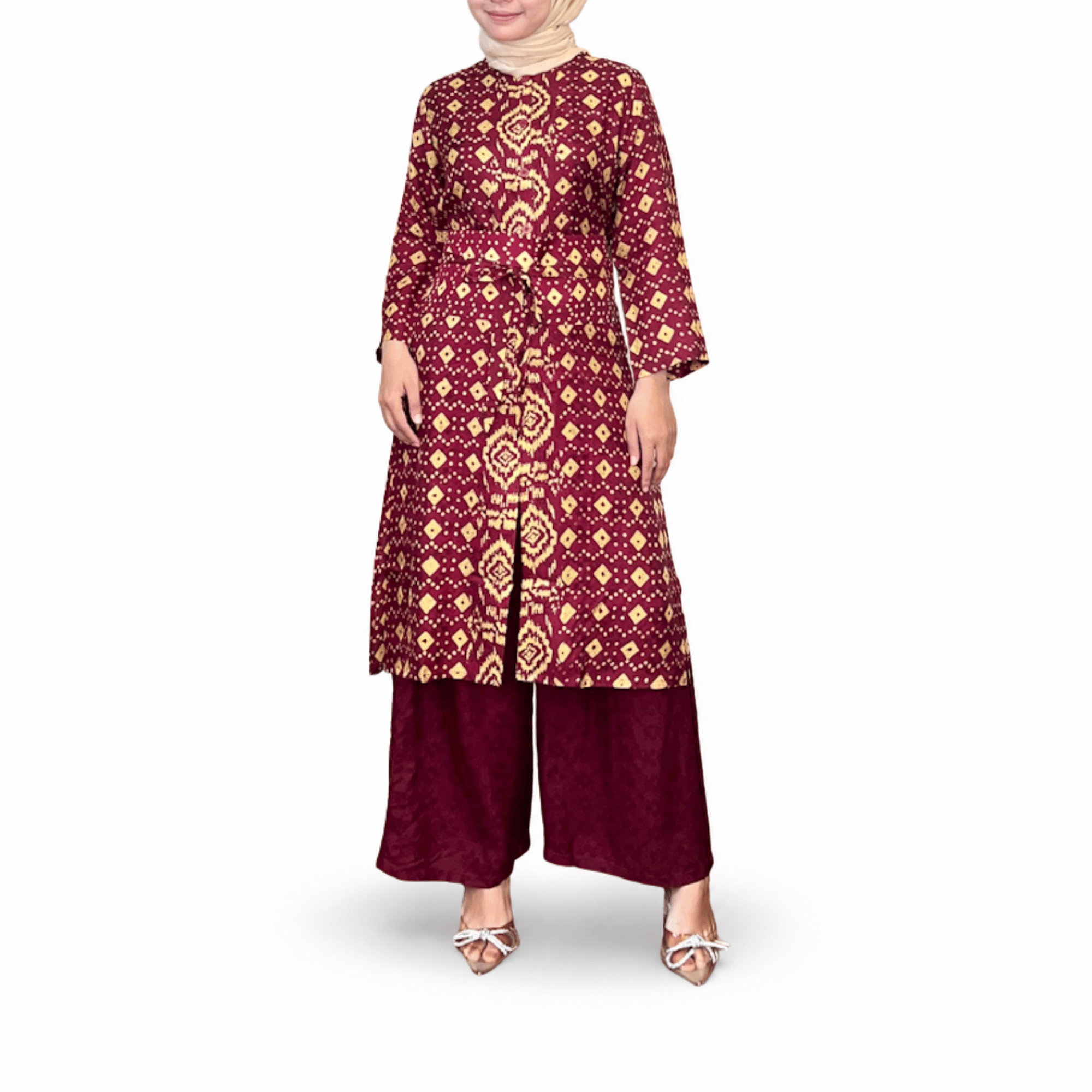 Tunik Selly Long Sleeve-Seri Jumputan [HANYA TUNIK]