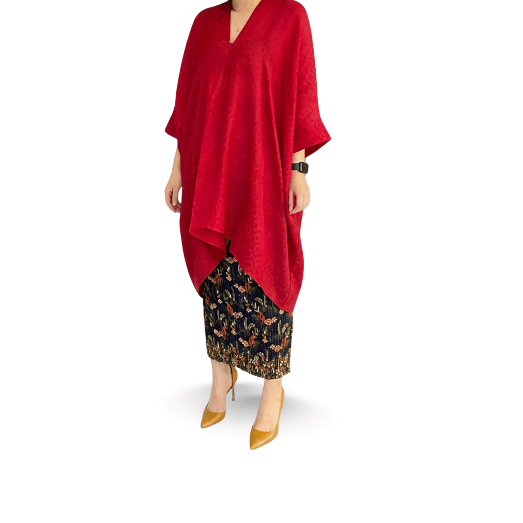 Tunik Aruna Polos-Seri Lava [Hanya Atasan]