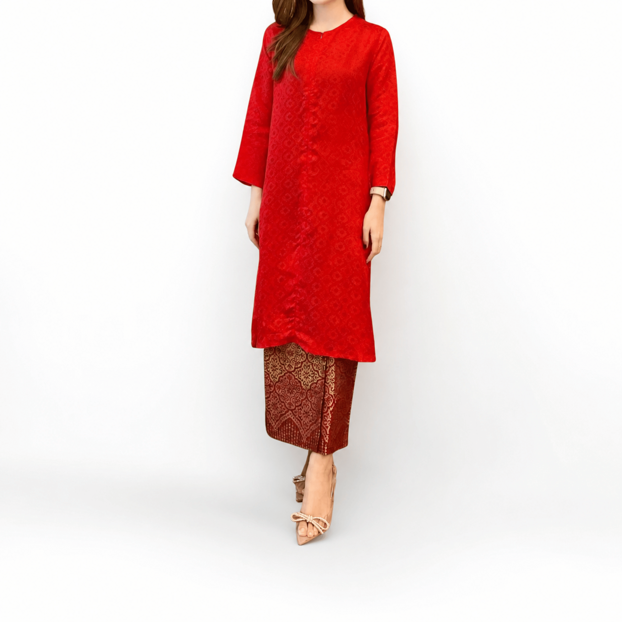 Tunik Shahalam Viscose Polos-Seri 1 [Hanya Atasan]