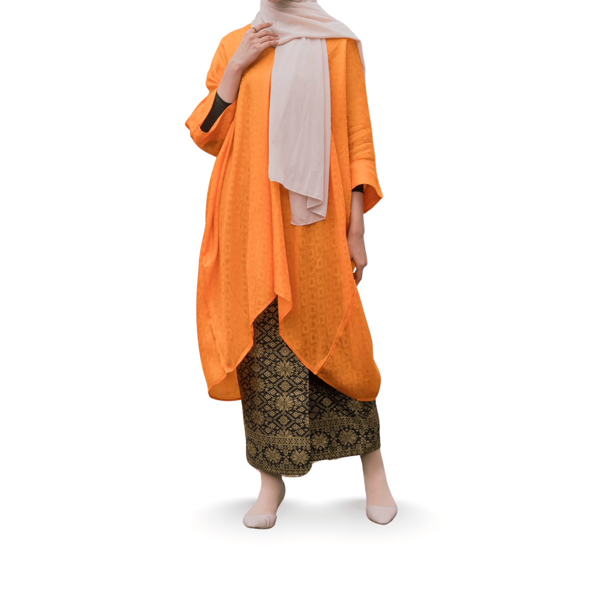 Tunik Aruna Polos-Seri Lava [Hanya Atasan]