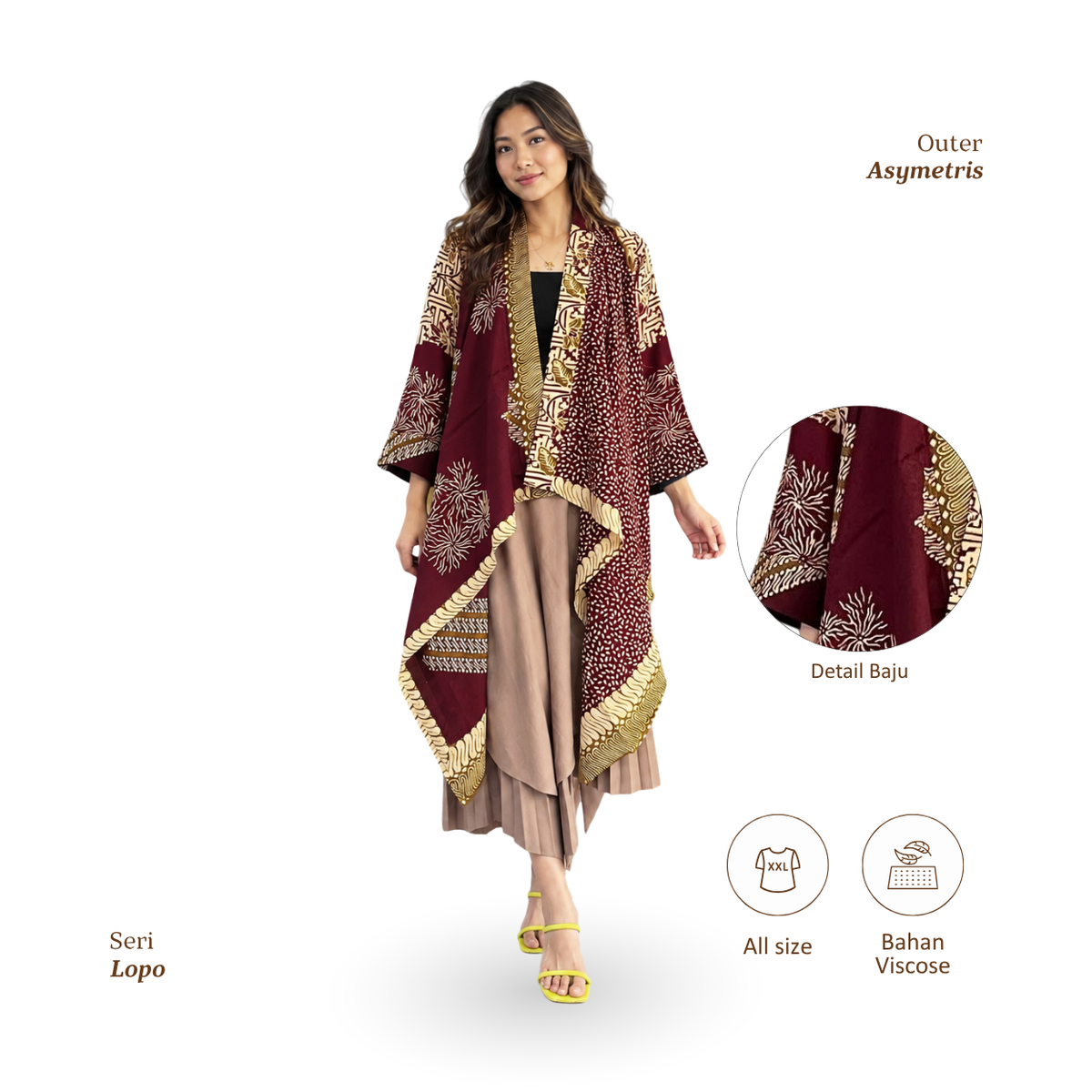 Asymmetrical Viscose Outer - Lopo Series [OUTER ONLY]