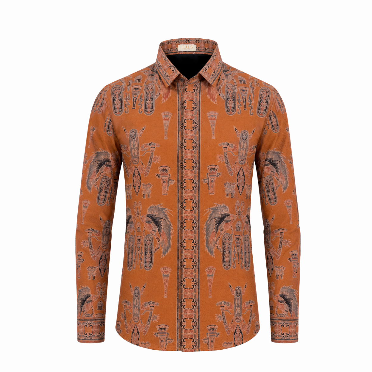 Kemeja Batik Pria Long Sleeve-Slim Fit-Seri Papua