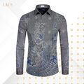Kemeja Batik Pria Long Sleeve-Slim Fit-Seri Pavo
