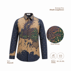 Kemeja Batik Pria Long Sleeve-Slim Fit-Seri Peacock