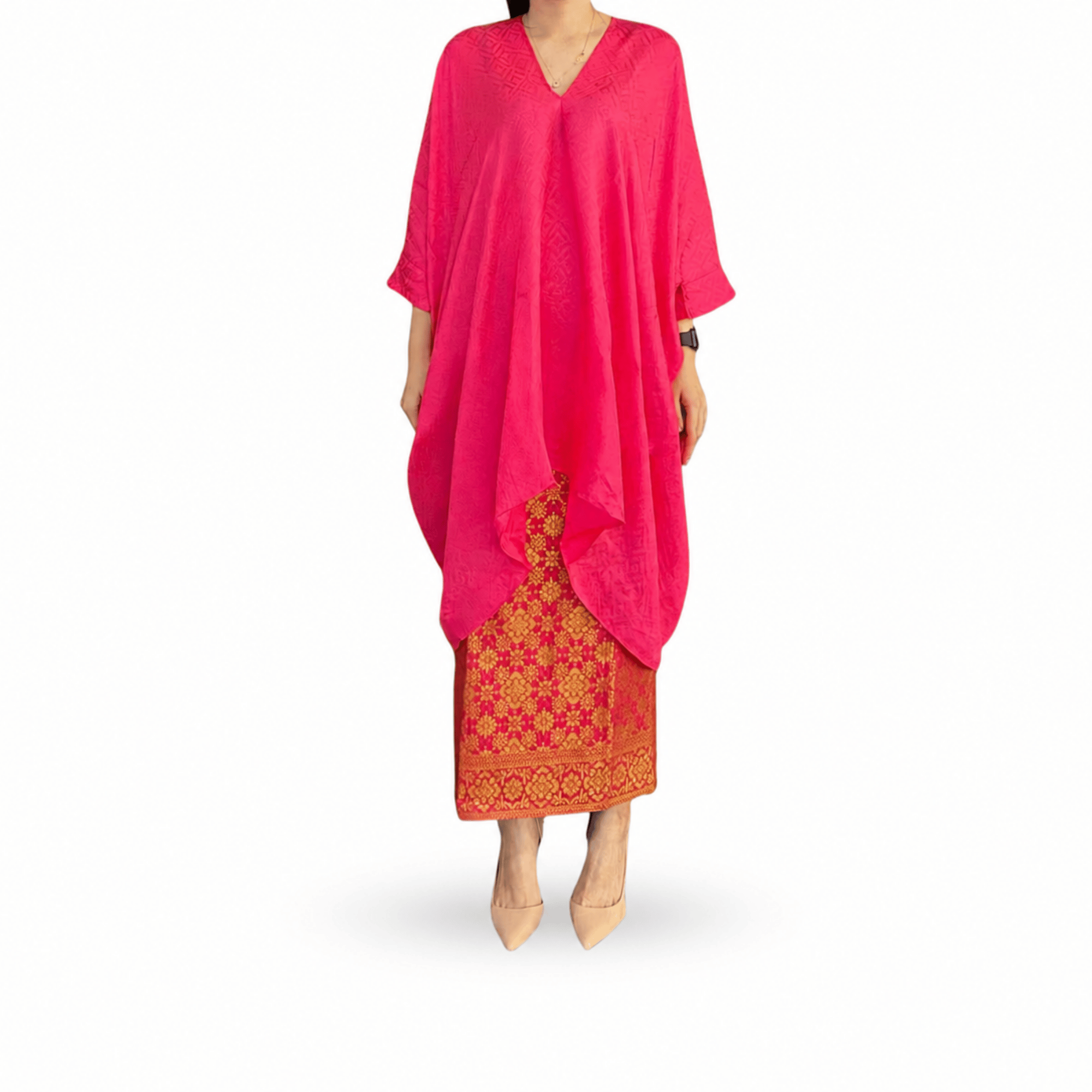 Tunik Aruna Polos-Seri Sakura [Hanya Atasan]