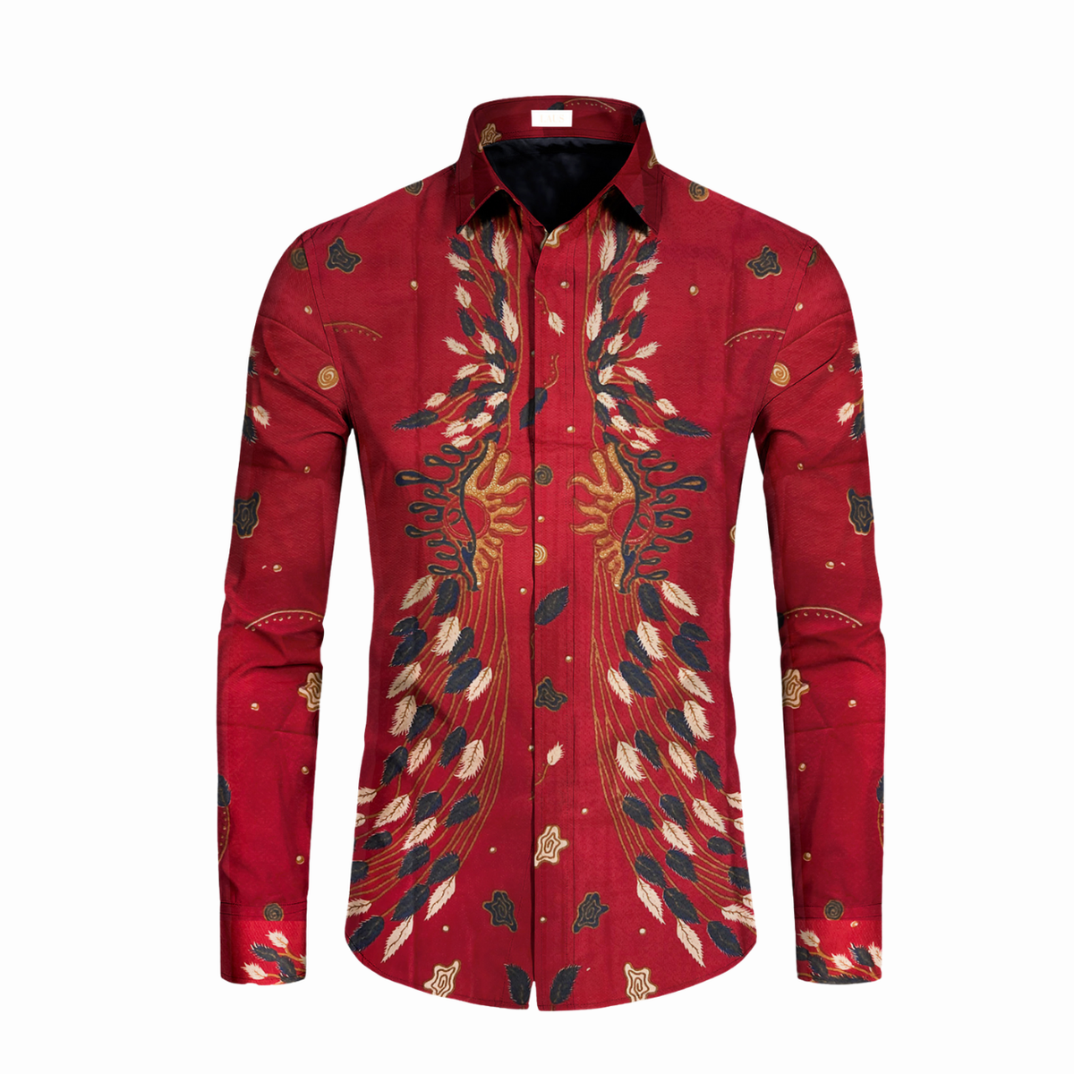 Kemeja Batik Pria Long Sleeve-Slim Fit-Seri Ranting