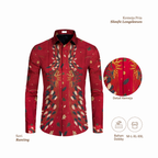 Kemeja Batik Pria Long Sleeve-Slim Fit-Seri Ranting