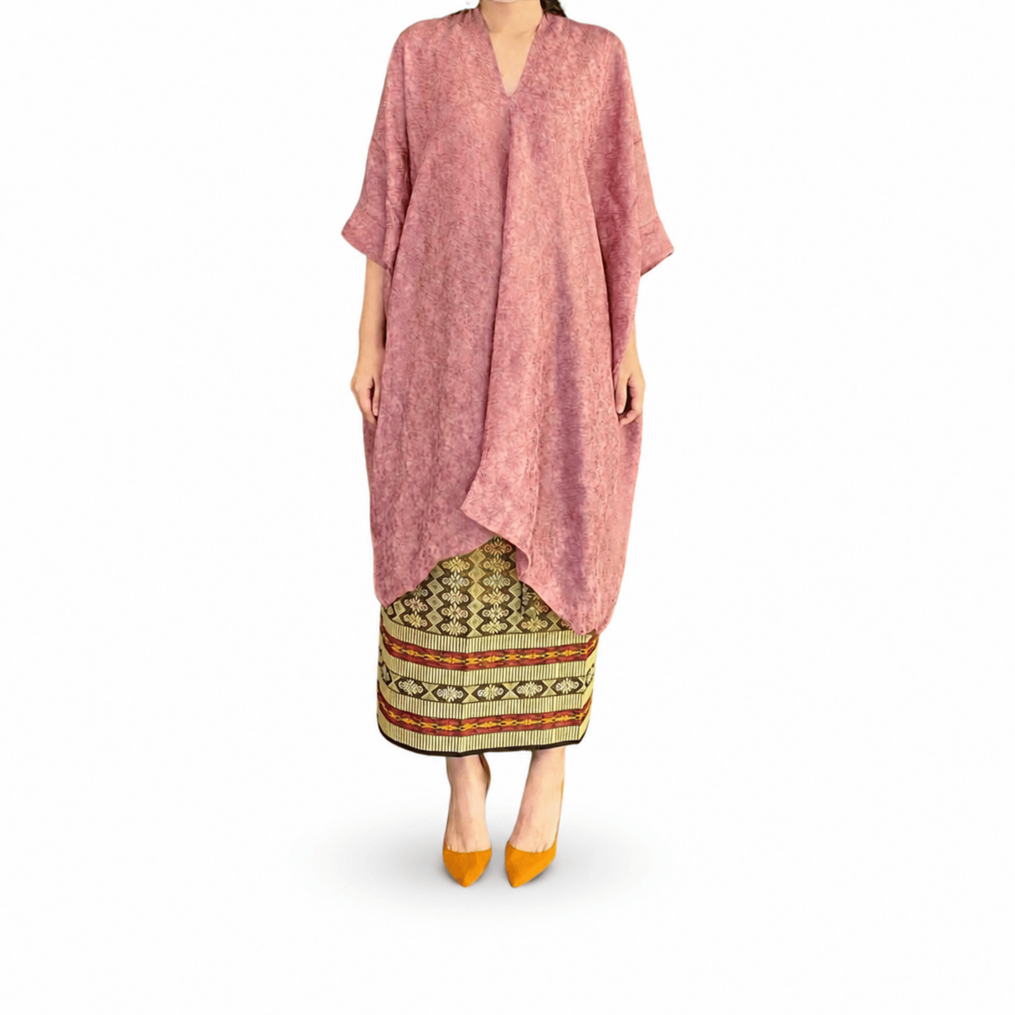 Tunik Aruna Polos-Seri Sakura [Hanya Atasan]