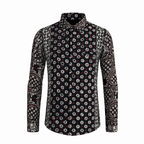 Kemeja Batik Pria Long Sleeve-Slim Fit-Seri Sogan Selendang