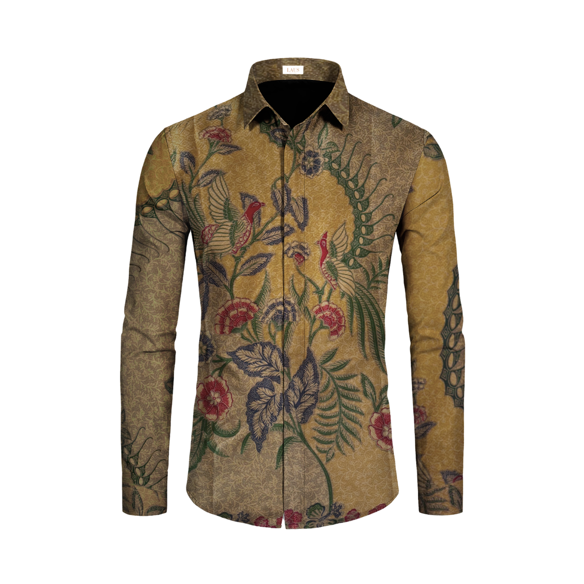 Kemeja Batik Pria-Slim Fit-Seri Lawas Encim
