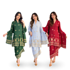 Lausboutique - Athira Set - Kalimantan Motif - Embroidered Batik Set