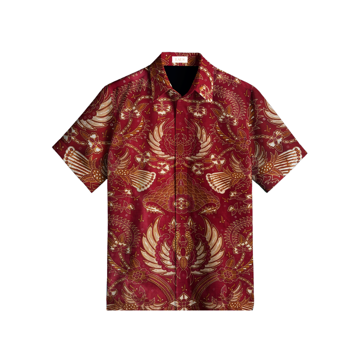 Men's Batik Shirt Short Sleeve-Regular Fit-Sidomulyo Series