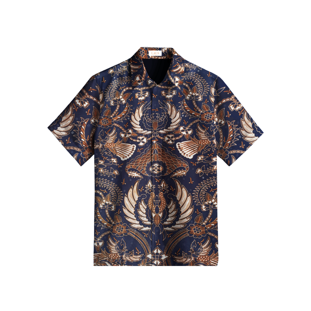 Men's Batik Shirt Short Sleeve-Regular Fit-Sidomulyo Series