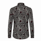 Kemeja Batik Pria Long Sleeve-Slim Fit-Seri Sogan Selendang