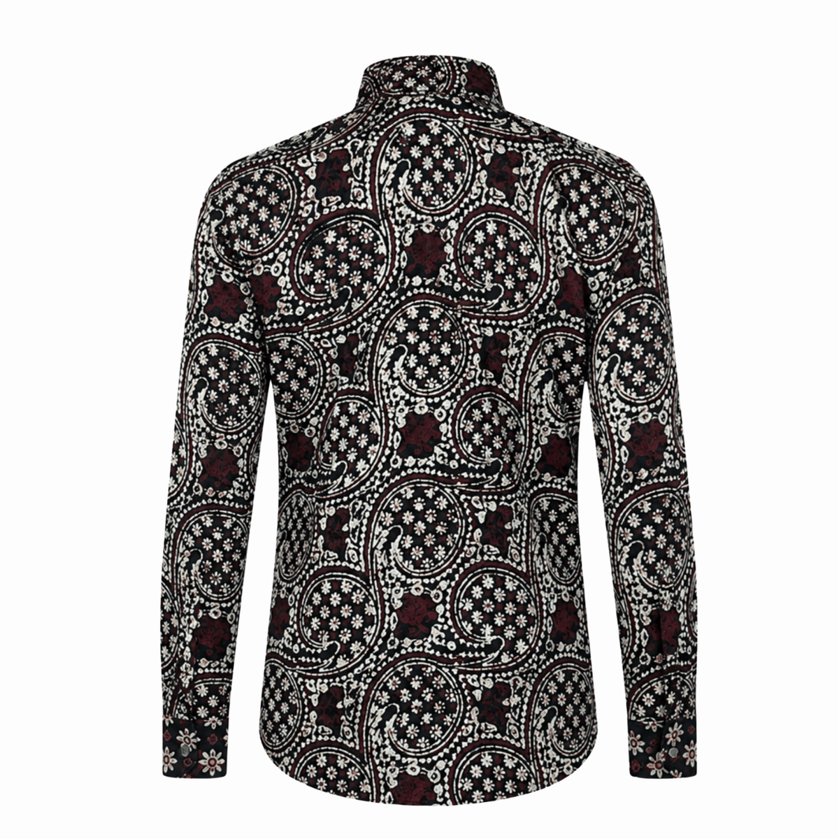 Kemeja Batik Pria Long Sleeve-Slim Fit-Seri Sogan Selendang