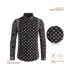 Kemeja Batik Pria Long Sleeve-Slim Fit-Seri Sogan Selendang