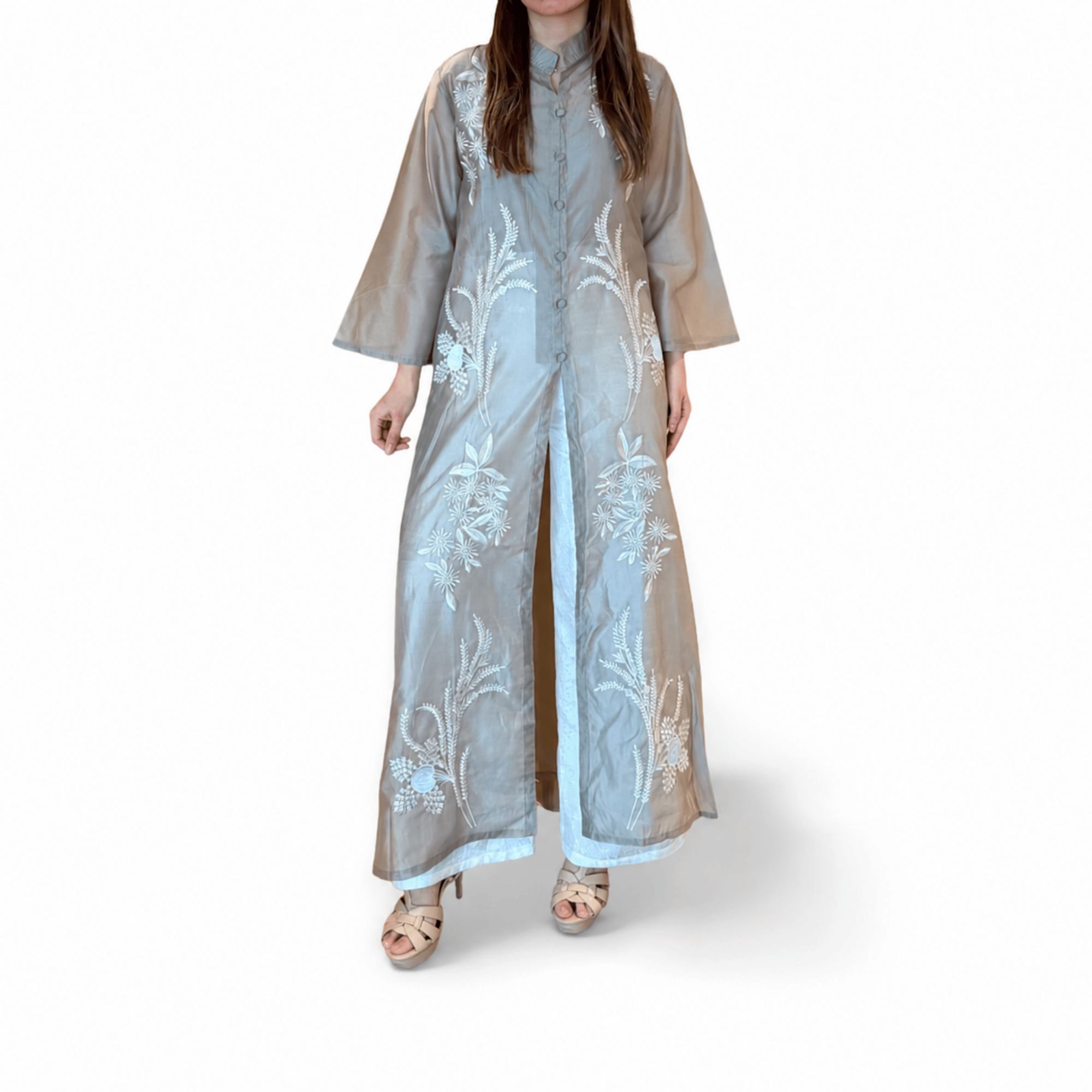 Abaya Noor Embroidery-Seri Sunflower [HANYA ABAYA]