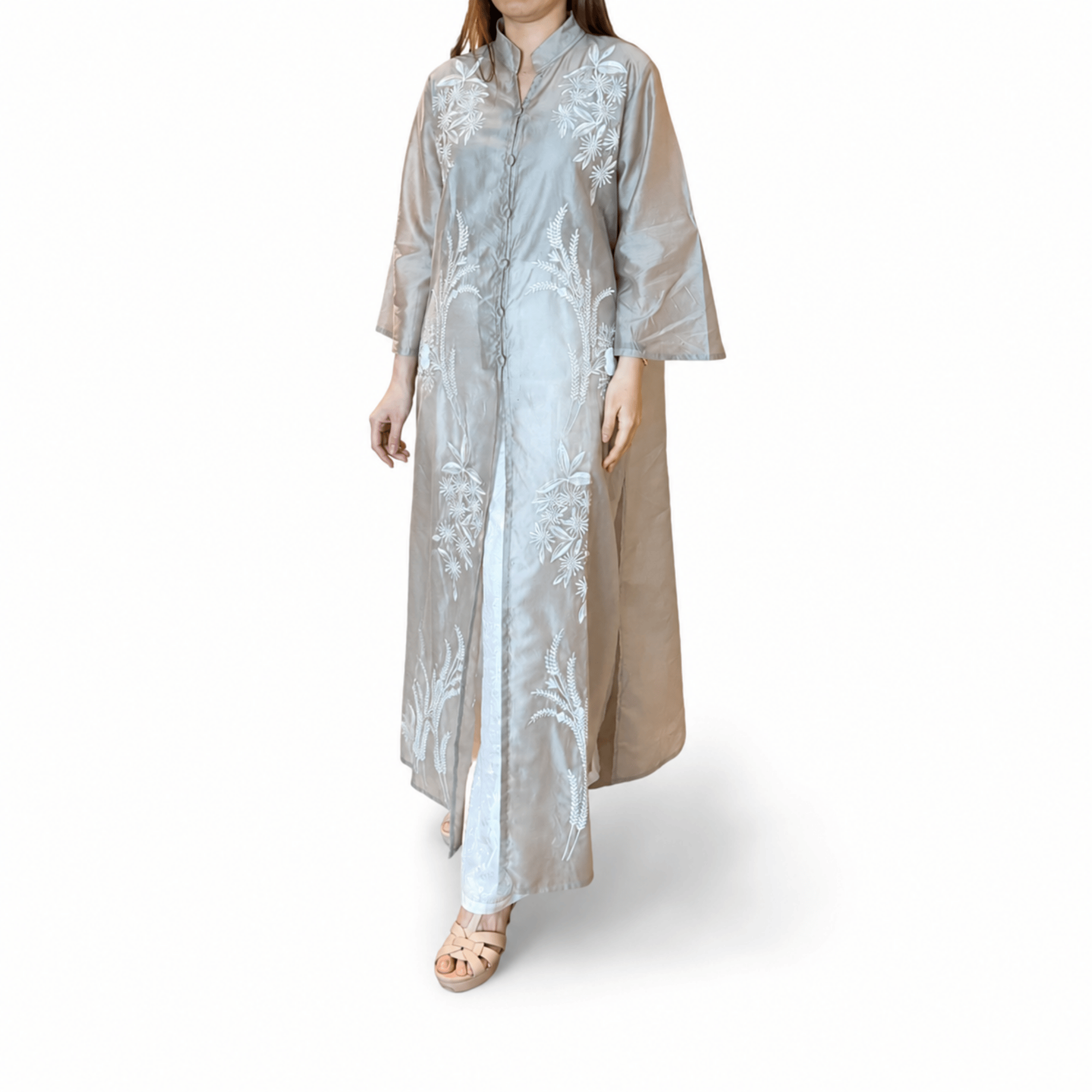 Abaya Noor Embroidery-Seri Sunflower [HANYA ABAYA]
