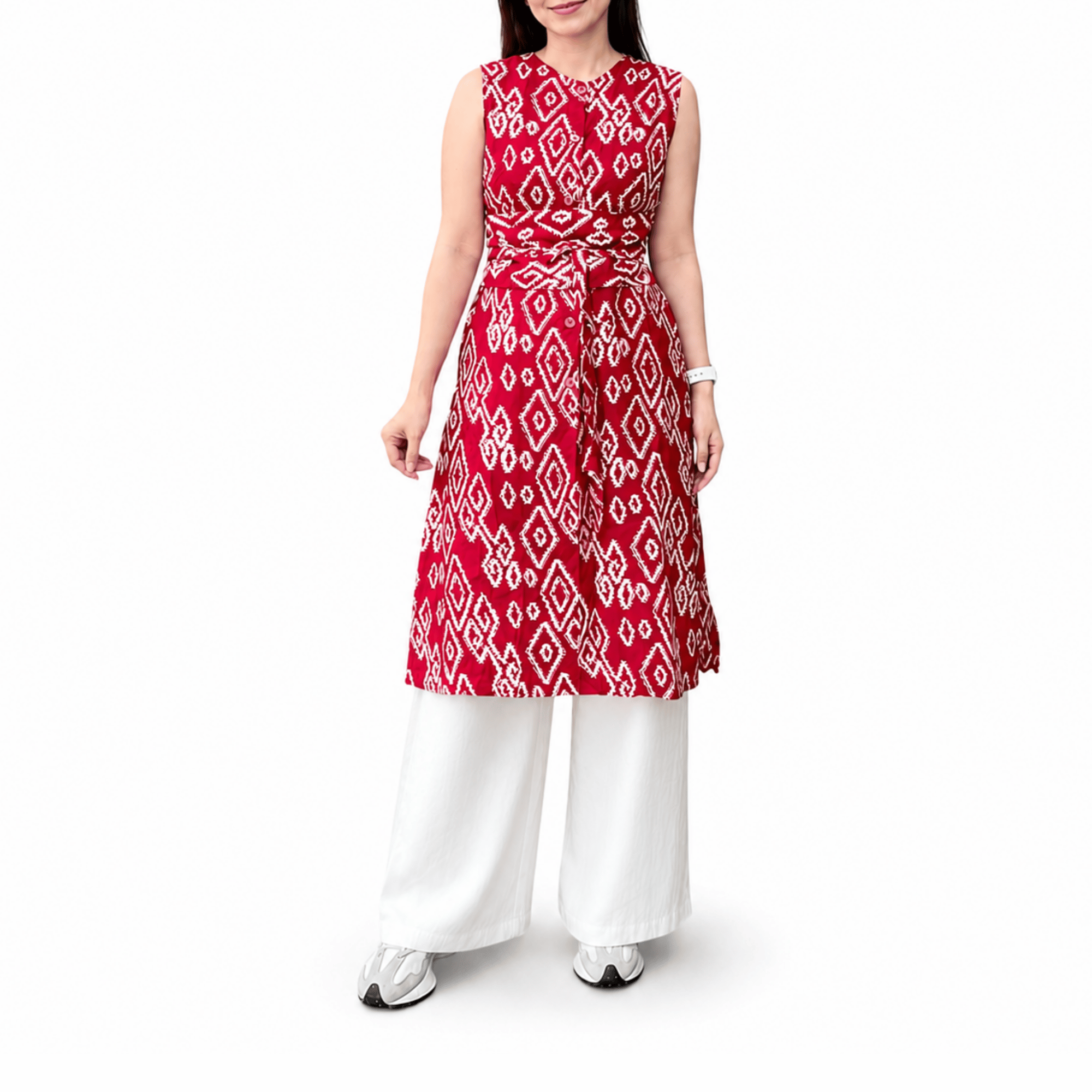 Tunik Selly-Seri Merah Putih [HANYA TUNIK]