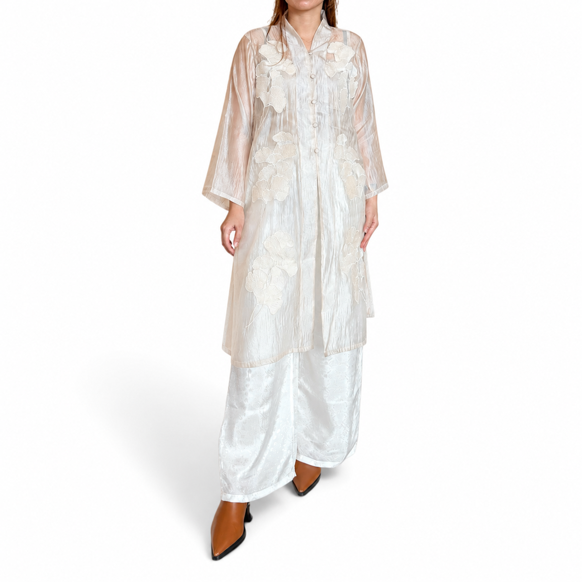 Sharon Embroidery Long Sleeve Tunic - Tulip Series [TUNIC ONLY]