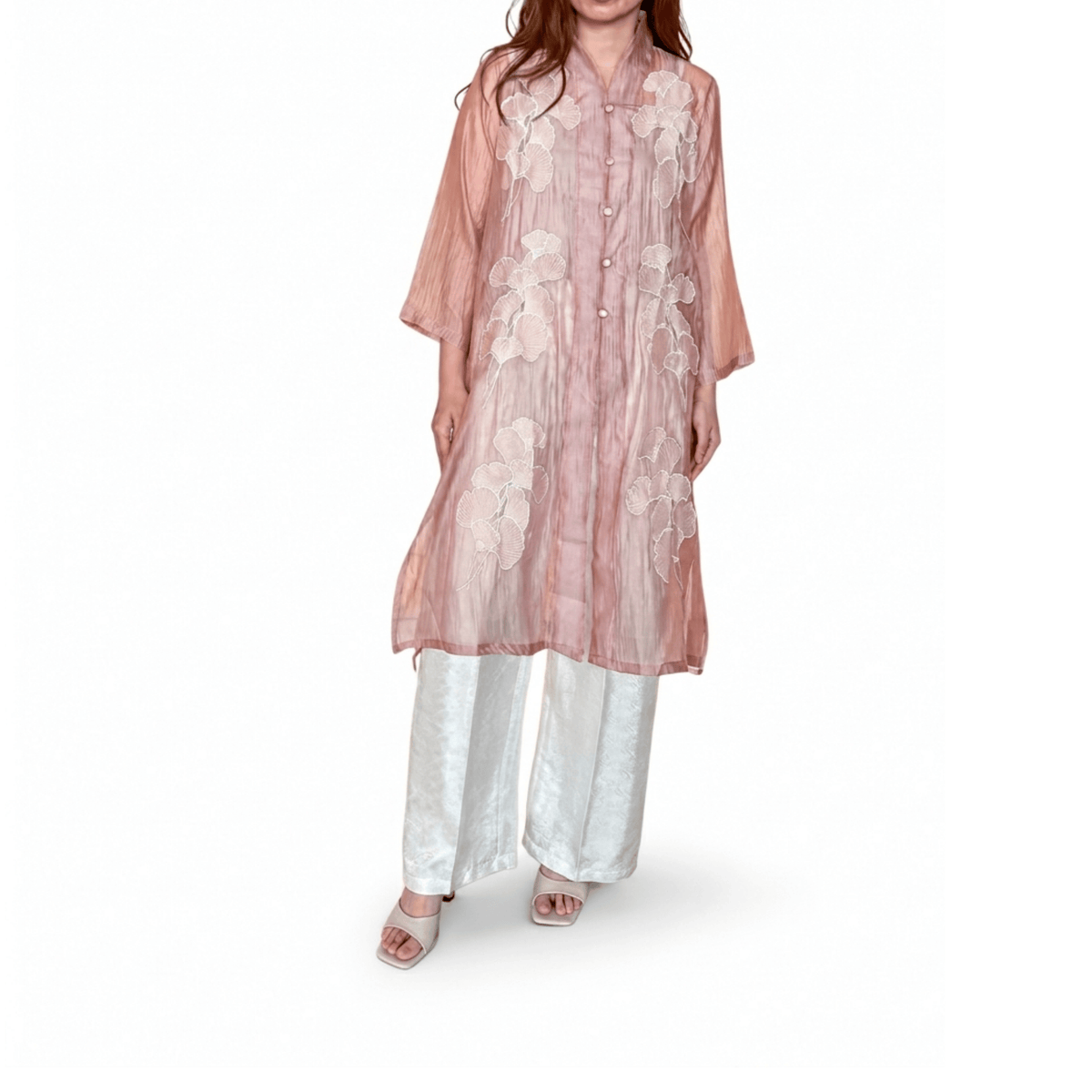 Sharon Embroidery Long Sleeve Tunic - Tulip Series [TUNIC ONLY]