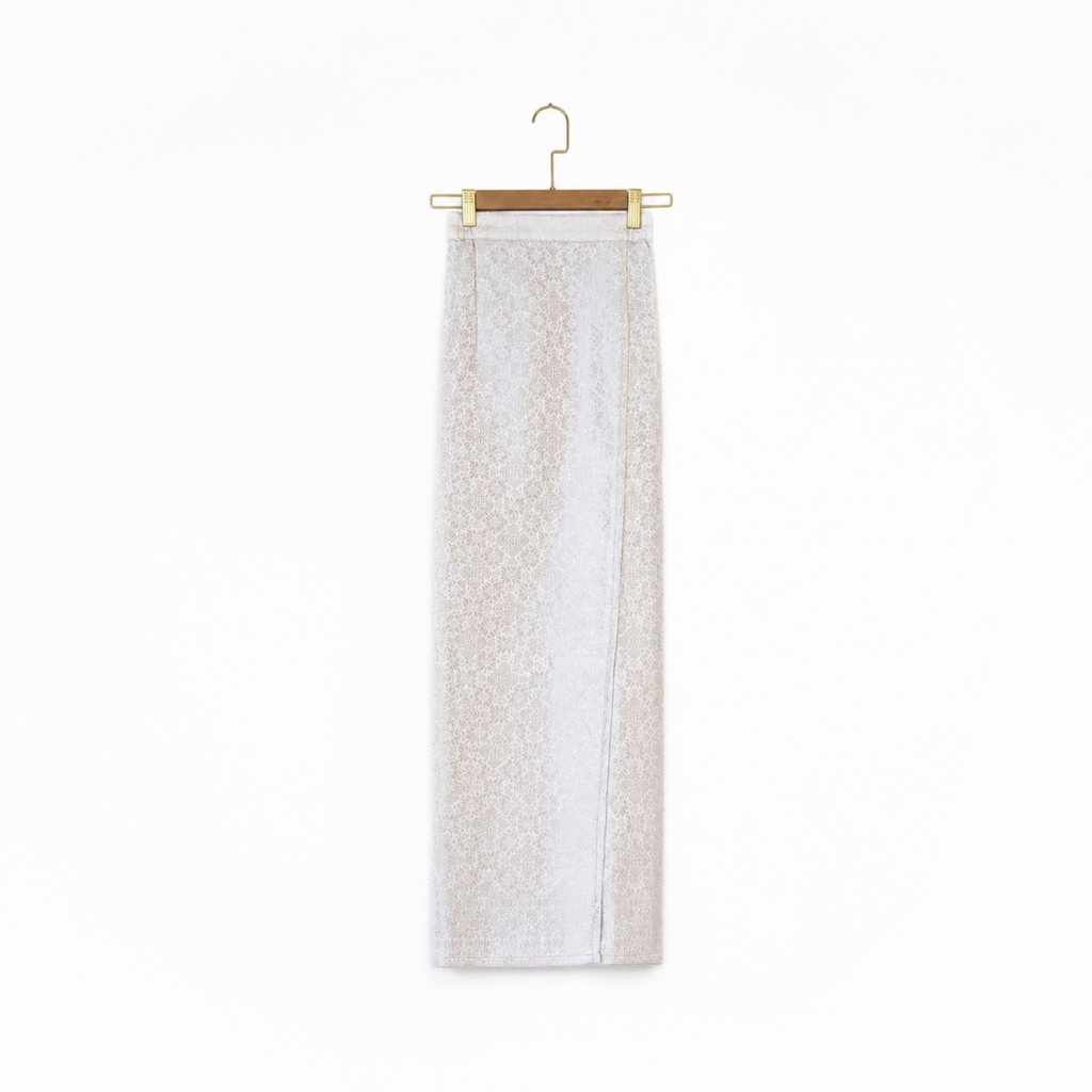 Rok Songket-Seri All White