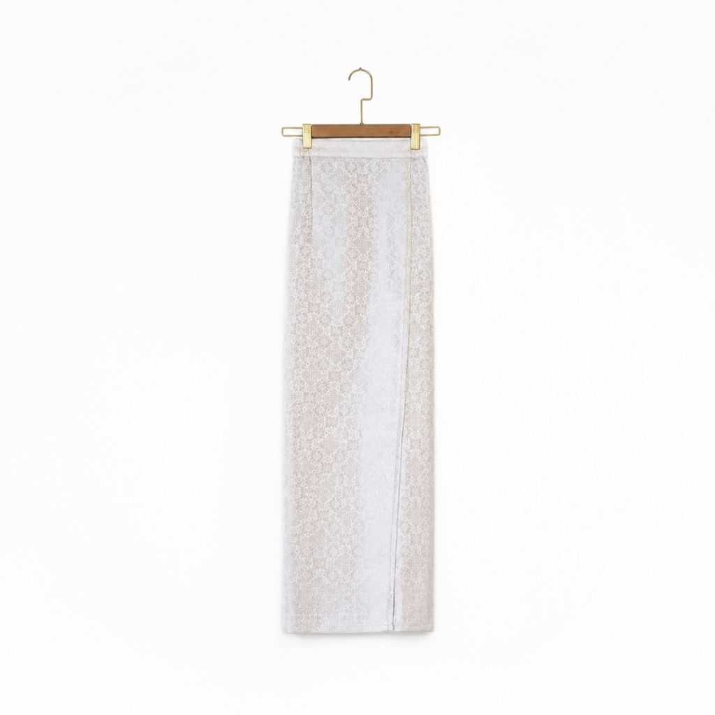 Rok Songket-Seri All White