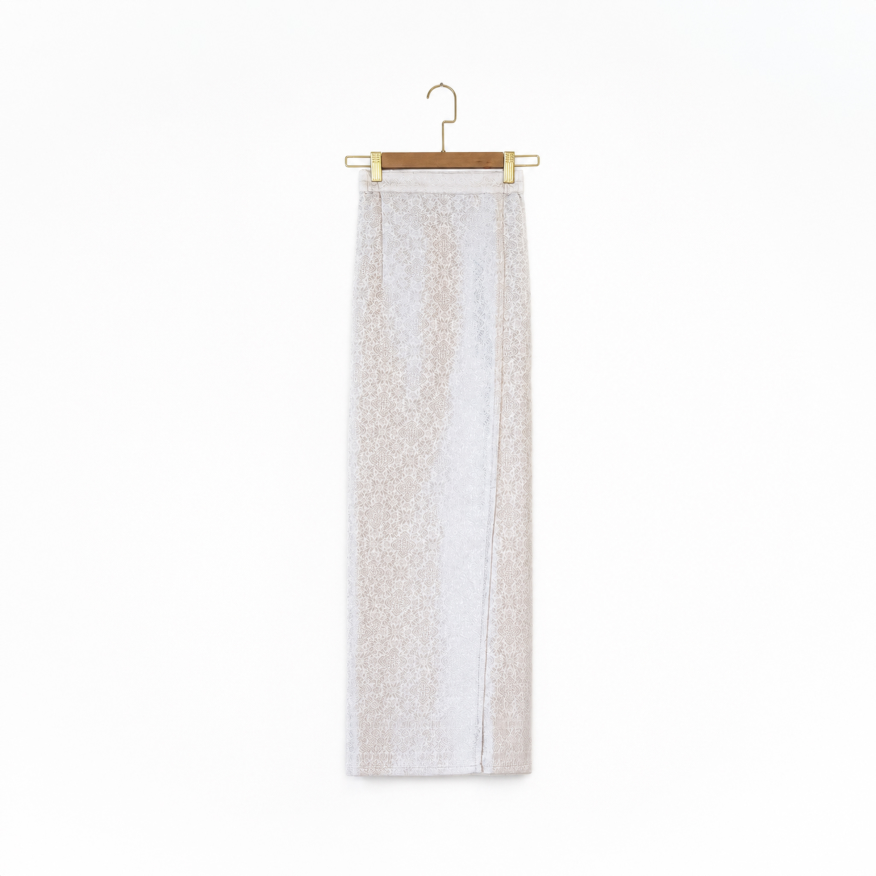 Rok Songket-Seri All White