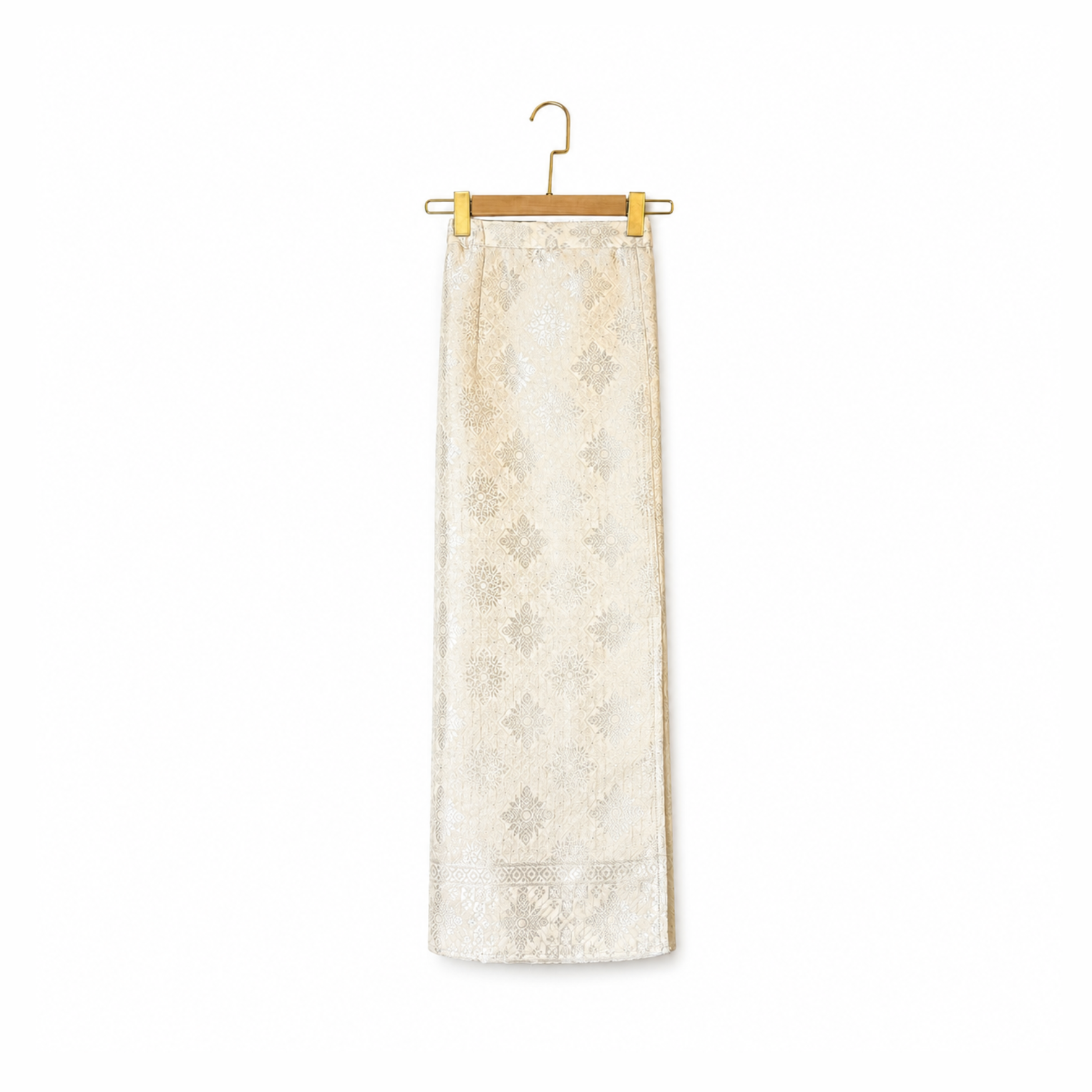 Rok Songket-Seri All White